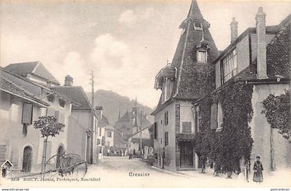 Suisse - CRESSIER (NE) Rue du village - Ed. P. Jaunin 2609