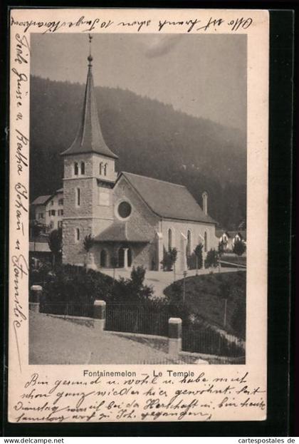 AK Fontainemelon, Le Temple