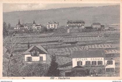 CPA  Suisse,  HAUTERIVE