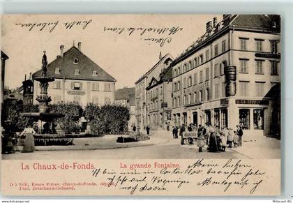 2300 La Chaux-de-Fonds 1903 - La grande Fontaine - 13124599