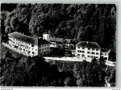 2117 La Côte-aux-Fées Foto AK Fliegeraufnahme Pavillon Hotel - 38194959