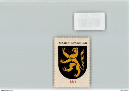 2074 Marin-Epagnier - Vignette Wappen Kaffee Hag ca 1920-1940 - 11101831