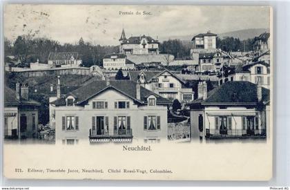 2000 Neuchâtel Neuenburg - Pertuis du Soc, Teilansicht - 50671325