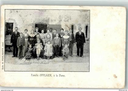 2053 Cernier 1907 Foto AK Familie Oppliger la Dame Val-de-Ruz - 10700216