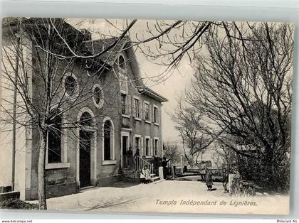 2523 Lignières Foto AK Temple Independant - 13552028