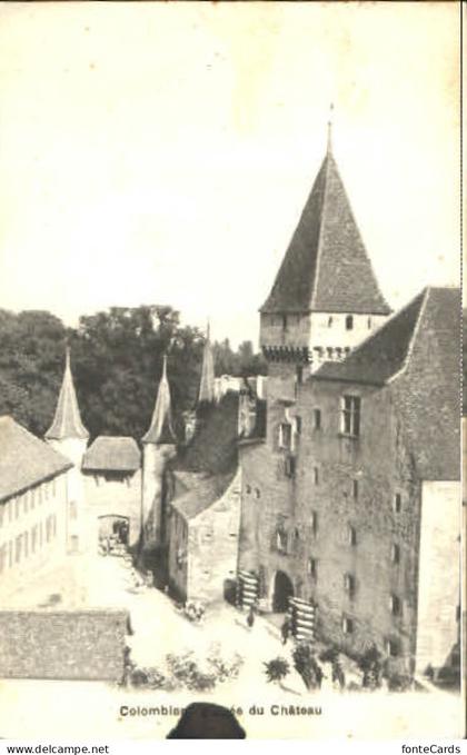 Colombier NE Colombier Chateau Feldpost x 1924