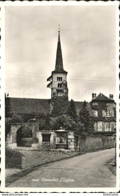 Corcelles NE Eglise Kirche