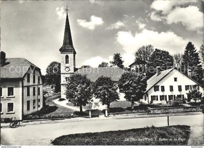 La Cote-aux-Fees Eglise et la Cure