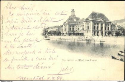 Neuchatel NE Neuchatel Hotel Postes x 1898