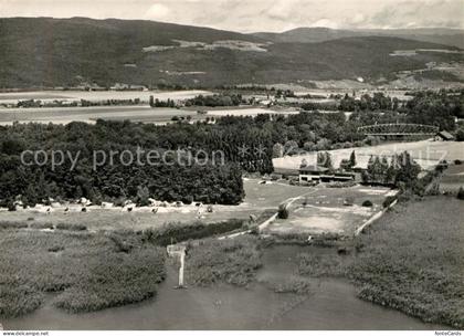 Thielle Fliegeraufnahme Zielbruecke Camping