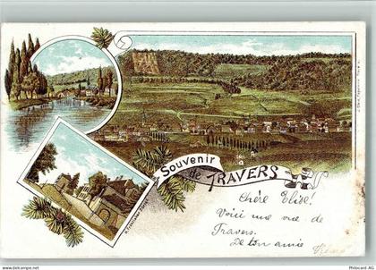 2105 Travers 1898 BOAKC Lithographie Gebrauchsspuren, bitte Scan genau b... - 13702642