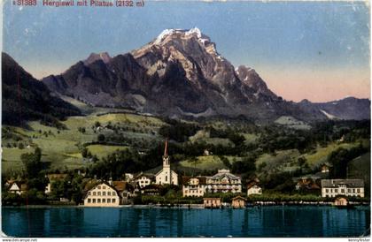 Hergiswil mit Pilatus