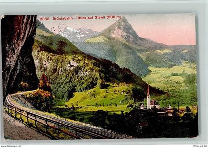 6074 Giswil 1913 - Brünigbahn - 10063828