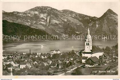 Buochs Vierwaldstaettersee mit Rigi