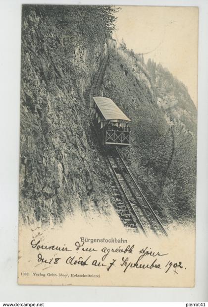 SUISSE - NIDWALD - Bürgenstockbahn
