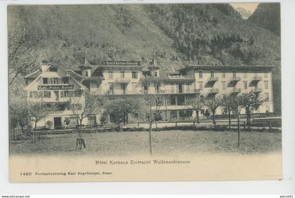 SUISSE - NIDWALD - WOLFENSCHIESSEN - Hôtel & Kurhaus EINTRACHT