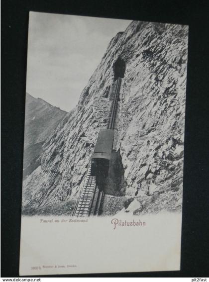 Pilatusbahn b. Alpnach , Schmalspurbahn , ca. 1910 , Ansichtskarte , AK , CPA !!