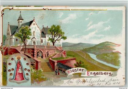 6390 Engelberg Lithographie Kloster Engelberg Marienbild 2-Bildaufnahme... - 13080254