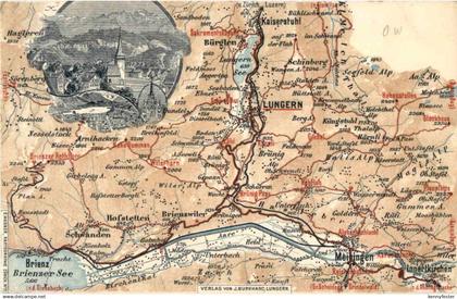 Lungern - Landkarte map