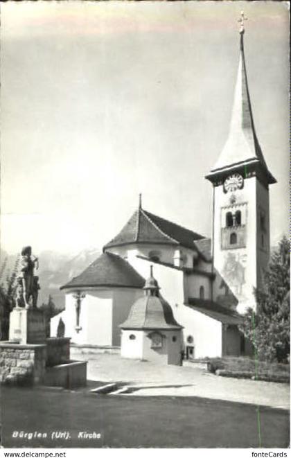 Buerglen OW Buerglen Kirche x 1966