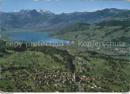 Kerns mit Sarnersee Fliegeraufnahme