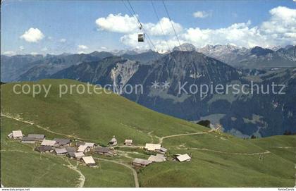 Lungern Luftseilbahn Lungern Schoenbueel Alp Breitenfeld Obwaldner Alpen