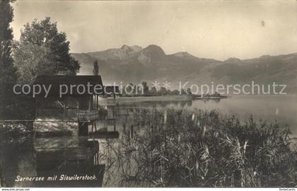 Sarnen Sarnersee mit Giswilerstock