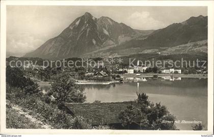 Sarnen Sarnersee mit Stanserhorn