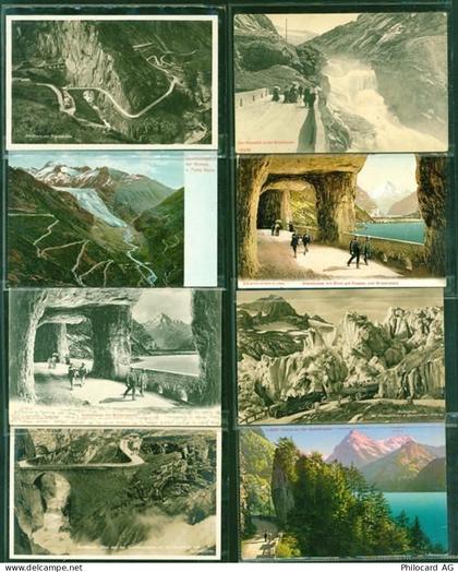 Bergstraßen Schweiz Lot mit 40 AK, ca. 1905-1932: überwiegend gute Erhal... - 40166276