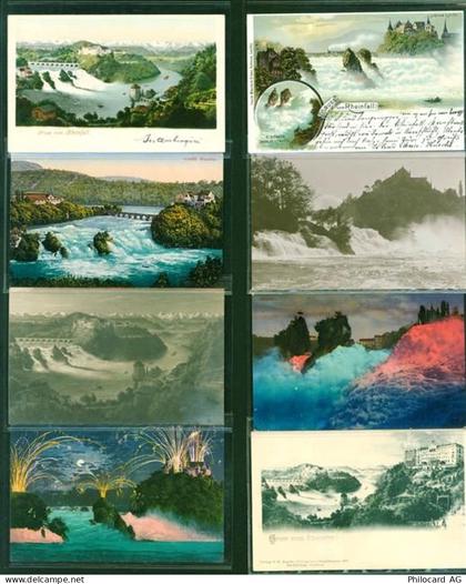 Rheinfall Lot mit 21 AK, ca. 1898-1926 überwiegend gute Erhaltung, teils... - 40166876