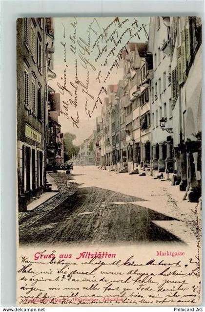 9450 Altstätten SG 1902 Gebrauchsspuren Marktgasse - 13137106