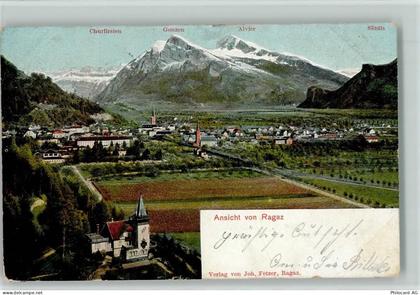 7310 Bad Ragaz 1904 - Ansicht von Ragaz - 10198818