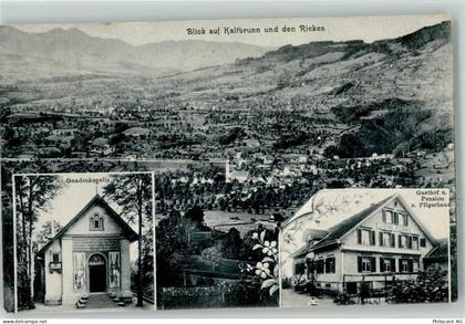 8722 Kaltbrunn 1912 - Gnadenkapelle Gasthaus Pension Zum Pilgerhaus Rick... - 13470501