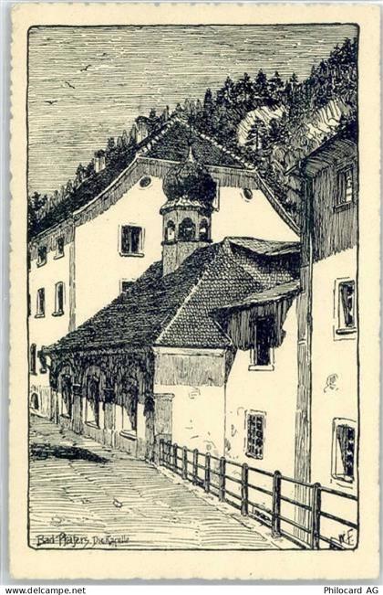 7312 Pfäfers - Kapelle, Bad Pfäfers, Signiert - 50946947