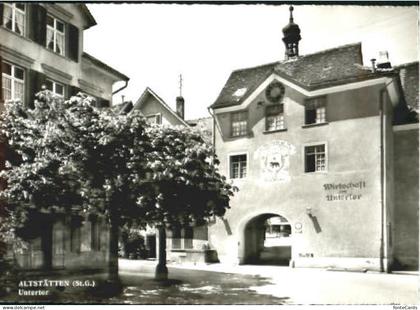 Altstaetten SG Altstaetten Unertor ungelaufen ca. 1965