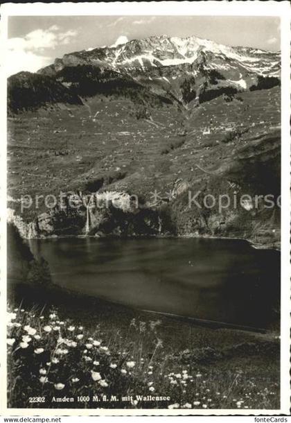 Amden Walensee SG mit Walensee