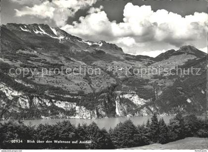 Amden Walensee SG mit Walensee