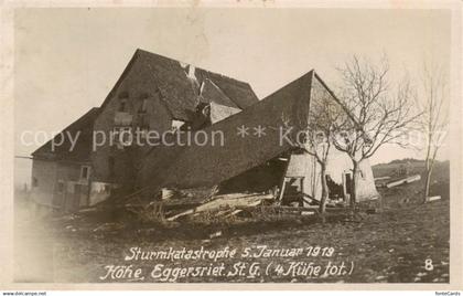 Eggersriet SG Sturmkatastrophe Januar 1919