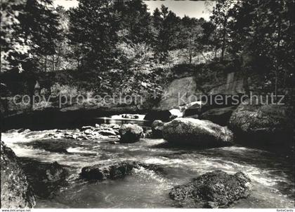 Krummenau Naturbruecke ueber die Thur