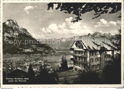 Mels Kurhaus Waldheim mit Rheintal