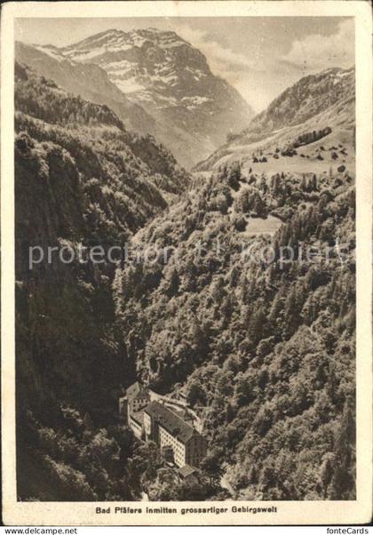 Pfaefers Bad Pfaefers Gebirgswelt