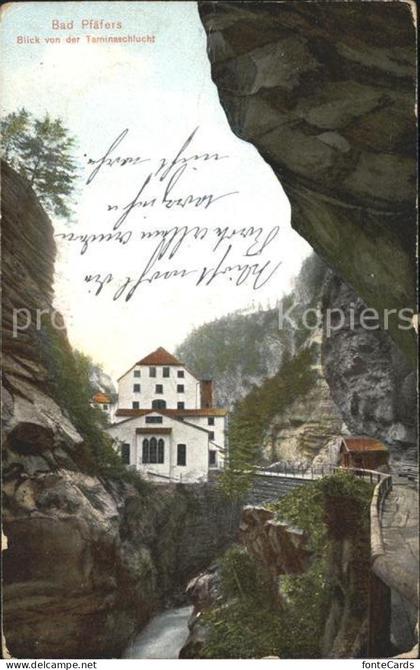 Pfaefers Hotel Bad Pfaefers Taminaschlucht