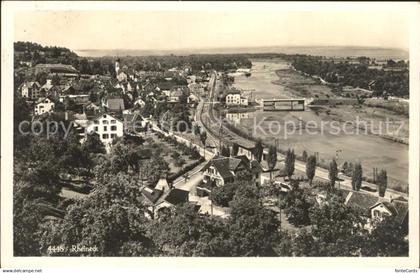 Rheineck SG Blick auf Rheineck