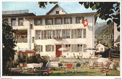 Walensee Hotel Tell-Muehlehorn Gartenterrasse