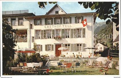 Walensee Hotel Tell-Muehlehorn Gartenterrasse