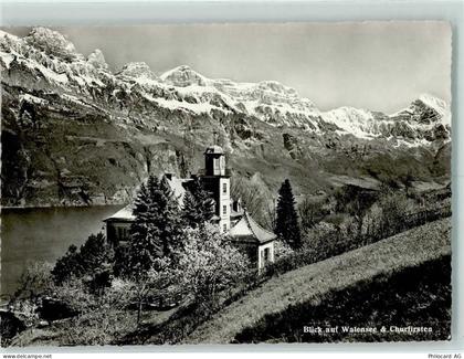Walensee Wallensee 1975 - Blick auf Walensee und Churfirsten Marienschwe... - 10281774