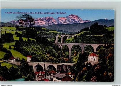 9000 Bruggen - Eisenbahnbrücken über die Sitter - 11092756