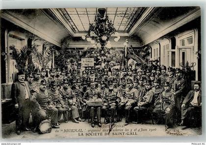 9000 St. Gallen S. Gallo 1907 Gebrauchsspuren La Societé de Saint-Gall... - 10644260