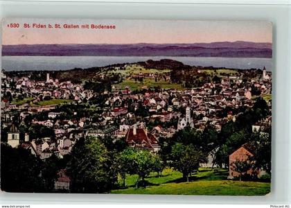9000 St. Gallen S. Gallo - St. Fiden bei St. Gallen mit Bodensee - 12111912