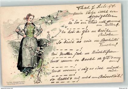 9425 Thal 1898 - Trachtenmädchen Fritz Reifs - 13936023